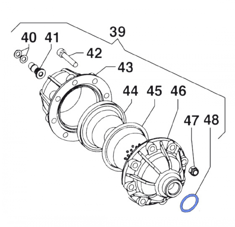 O-Ring 1210003300 for Comet Pumps IDS 1501-1701-2001