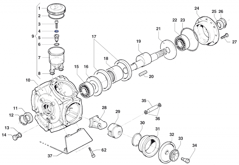 Unterlegscheibe 2811005000 für Comet Pumpe BP 241 K