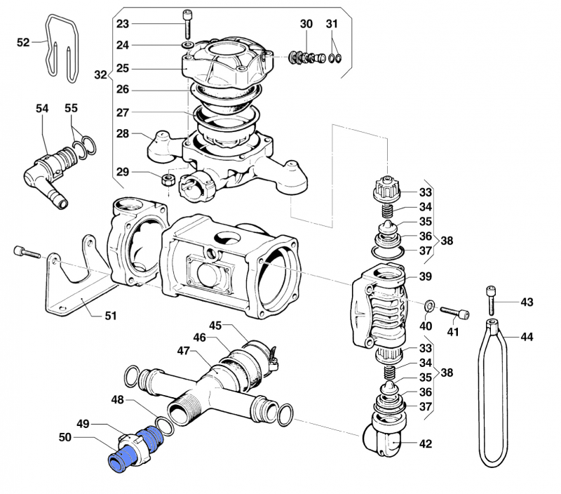 Suction Hose Tail for BP 60 K