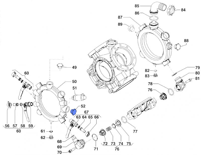 Plug 3200001900 for Comet Pump IDS 1501-1701-2001