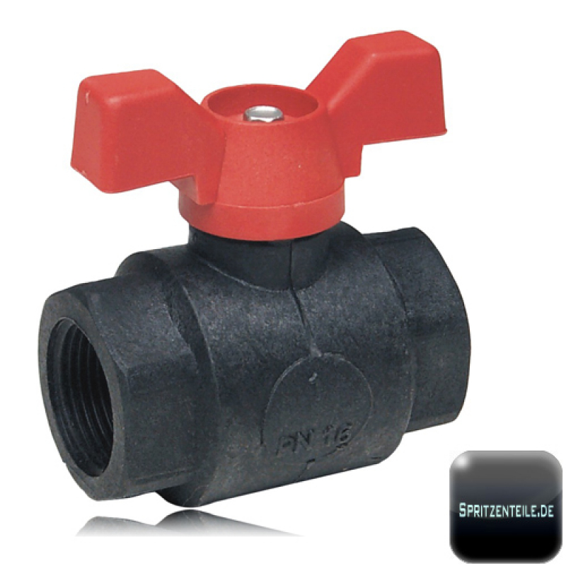 Arag Ball Valve 2-way PN16 with wing bolt