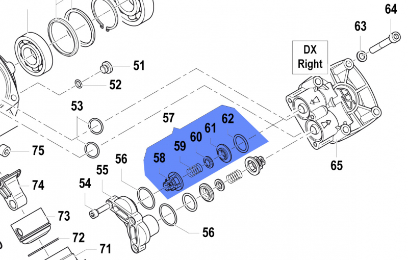 Valve Kit 1220003500 for Comet APS 96