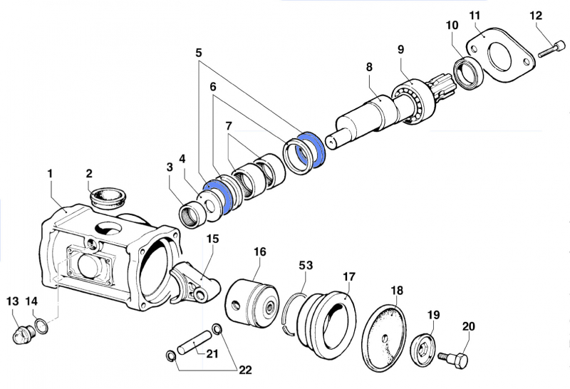 Abstandshalter für Comet Pumpe BP 60 K