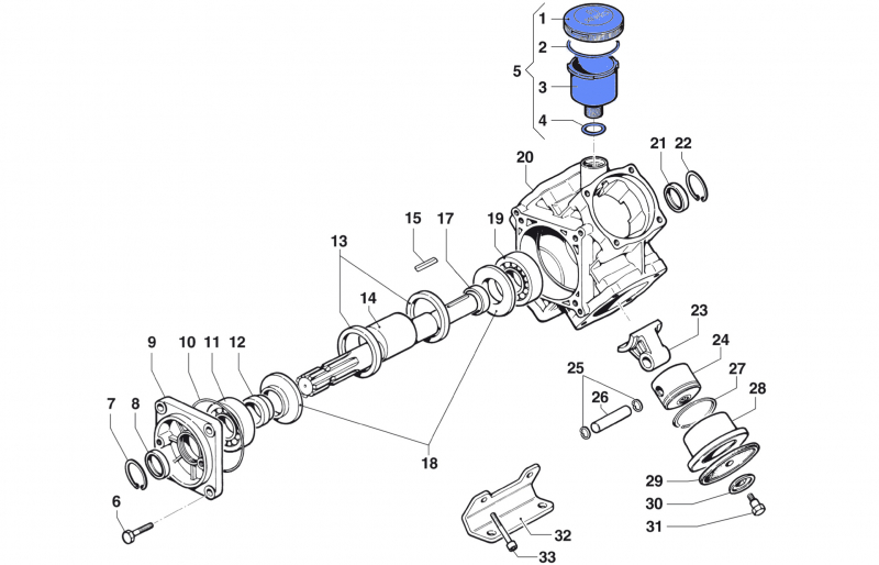 complete oil container spare parts for BP 105 - 125