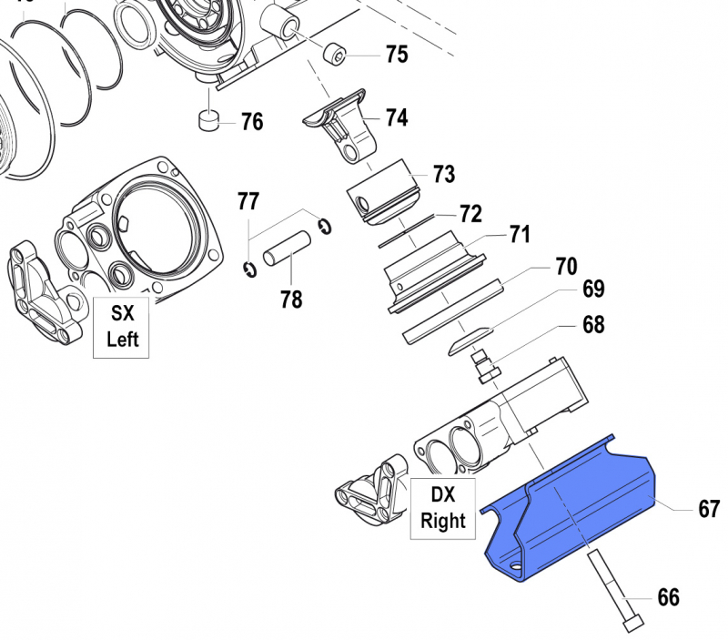 Pumpenhalterung 2400006800 für Comet Pumpe APS 96