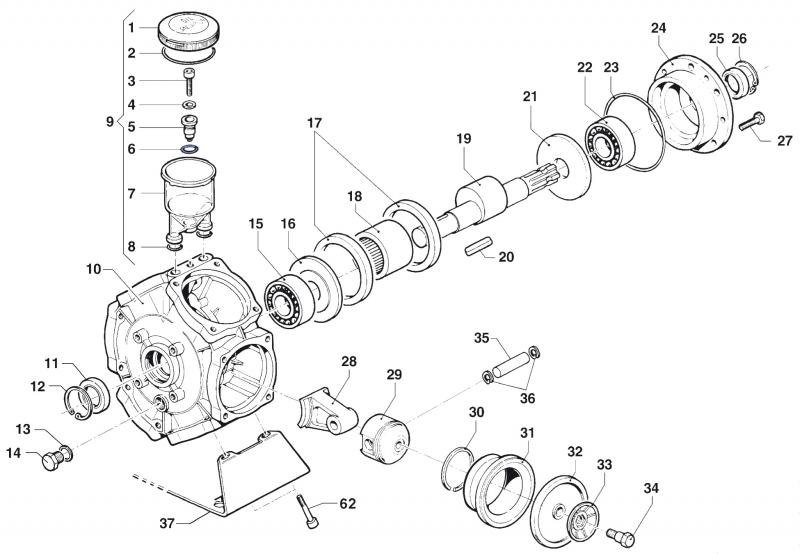 O-Ring 1210009300 für Comet Pumpe BP 241-281 K