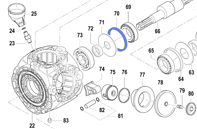 Connecting Rod Ring 0010002500 for Comet Pump APS 141 - 166