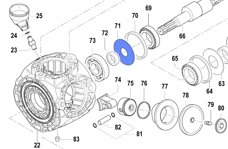 Connecting Rod Washer 2813003000 for Comet Pump APS 141 - 166