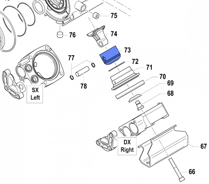 Kolben 2409006700 für Comet Pumpe APS 96