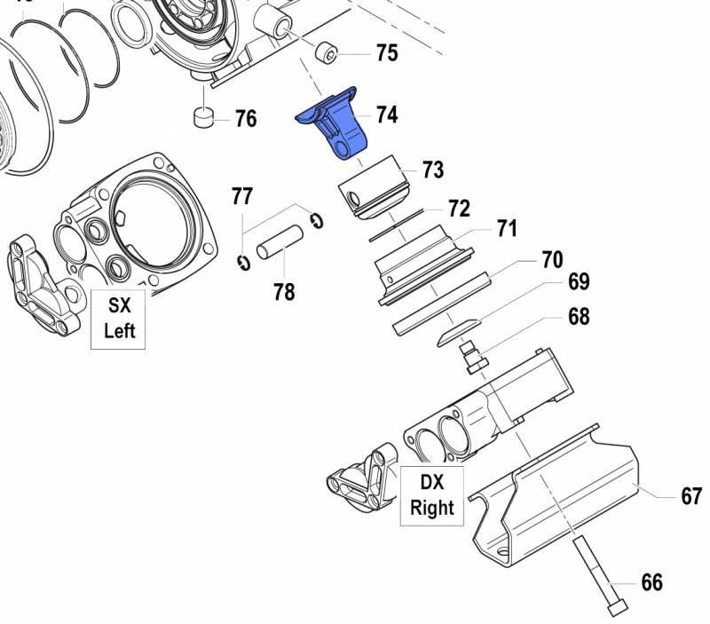 Connecting Rod Assembly 0205006000 for Comet Pump APS 96