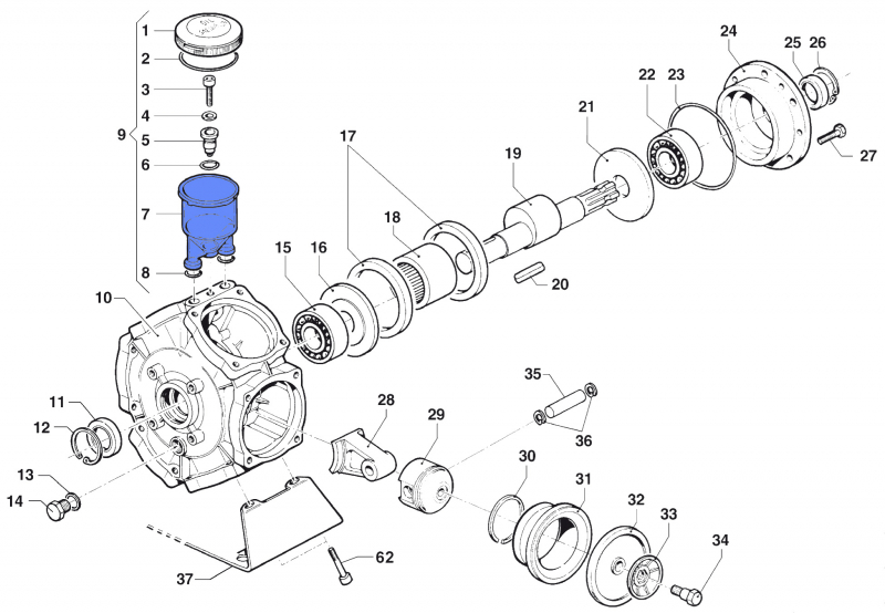 Volumetric Compensator 0421001600 for Comet BP 241-281 K