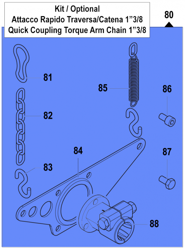 Quick Coupling Kit 5002000300 for Comet Pump APS 96