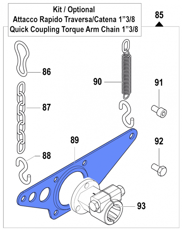 Torque Arm Quick Coupling 3221000300 for Comet Pumps APS 31-41