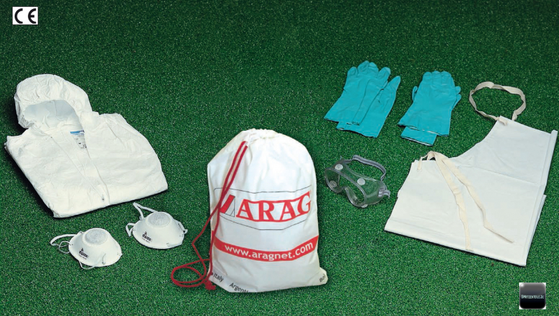 Arag protective clothing set for crop protection