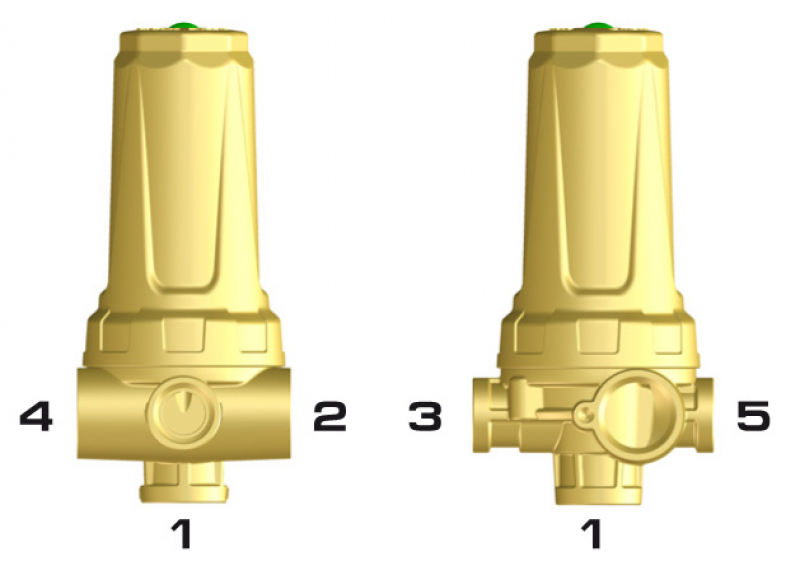 Braglia High-pressure filter in brass M145
