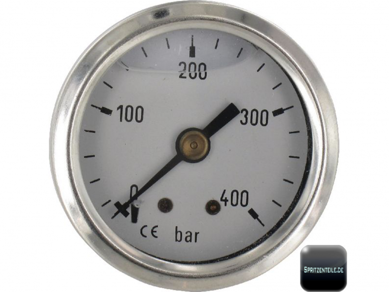 Pressure gauge Ø40 mm, 0–5801 psi, 1/8"