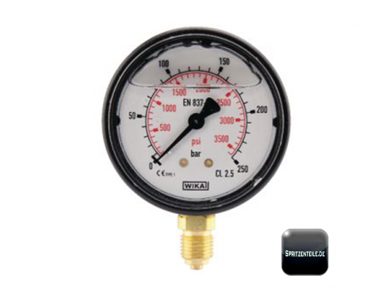 Manometer Ø63mm, 3626 psi, ¼"