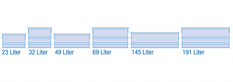 Aluminum box LOGIC without lid for EU-pallet