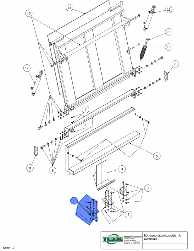 TEBBE power divider wedge without holder