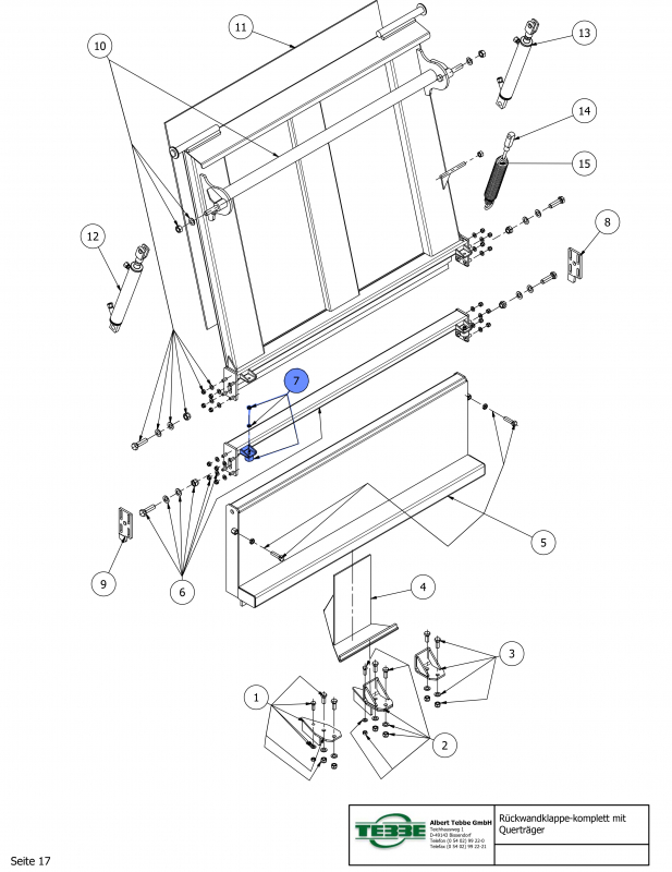 TEBBE GMP 40-25 rubber stop