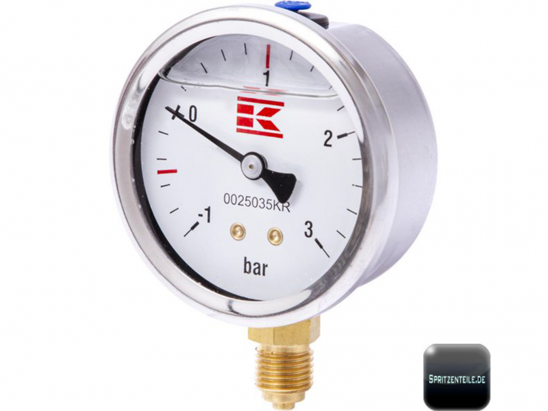 Manometer Glyzerin ¼" ø 63 mm - 44 psi