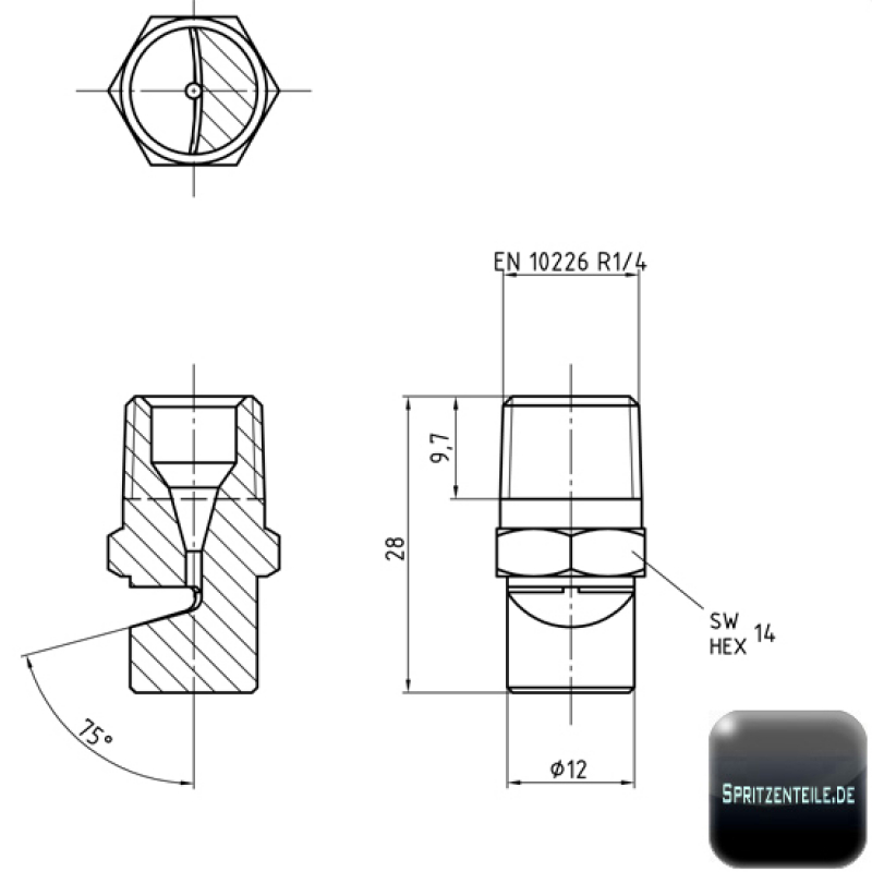 Lechler Tongue Nozzle