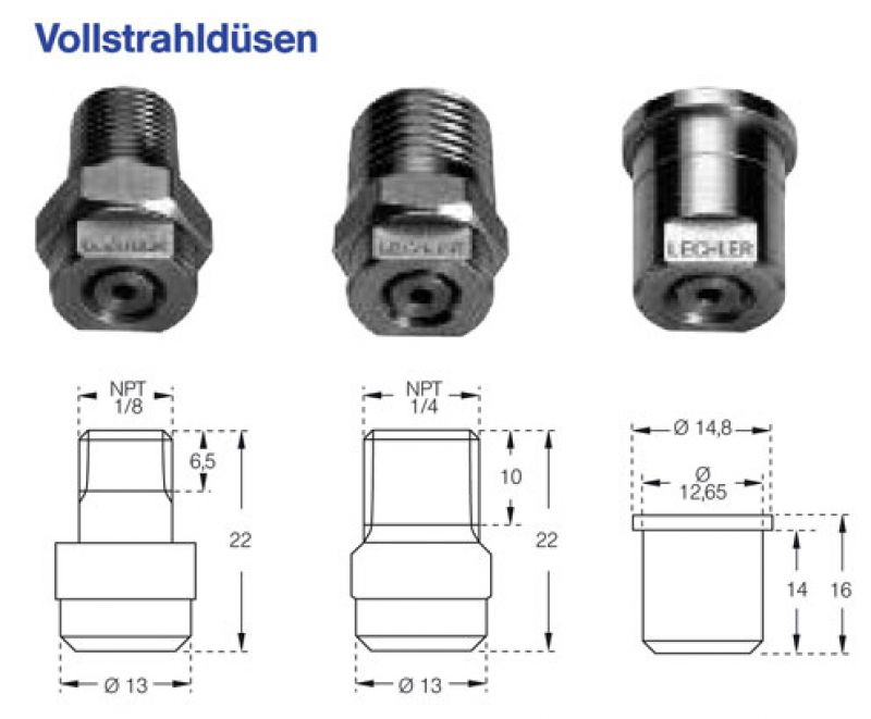 Lechler high-pressure nozzle full jet