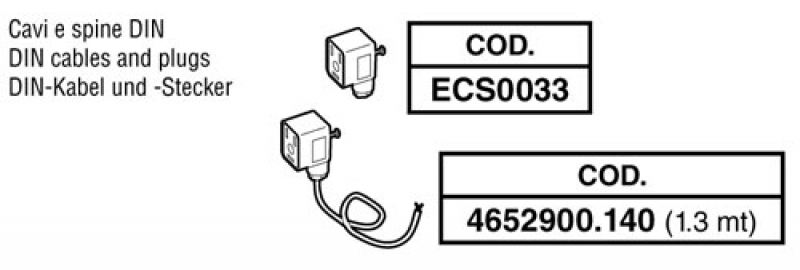 Arag Main control valve electric series 864 | plug-fork-connection