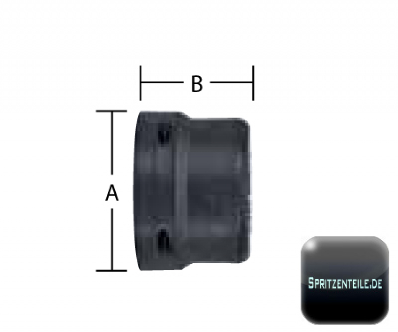 Quick Connect Cap for valves and components with QC connectors compatible.